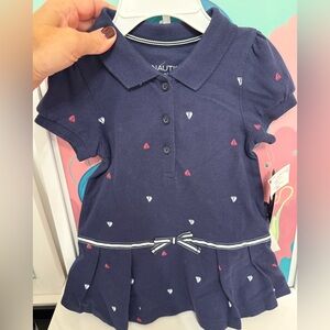 Nautica Navy Blue Infant Dress